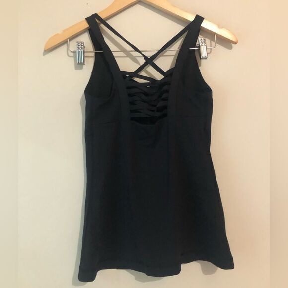 ♦️ Lululemon | Black Sz 4 Tank Top - Picture 2 of 3